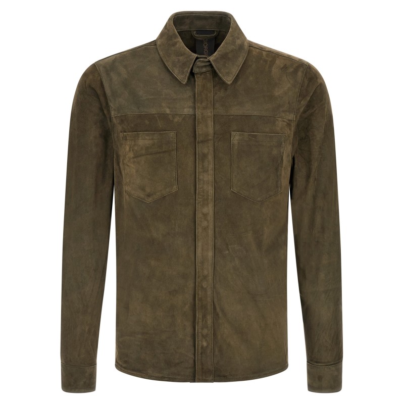 Suede shirt Gloves