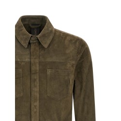 Suede shirt Gloves