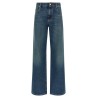 Stonewashed denim jeans