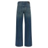 Stonewashed denim jeans