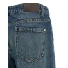 Stonewashed denim jeans