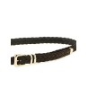 Braided calf belt