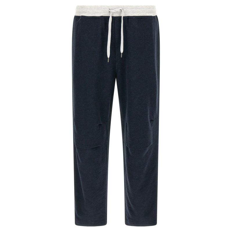 Linen cotton joggers