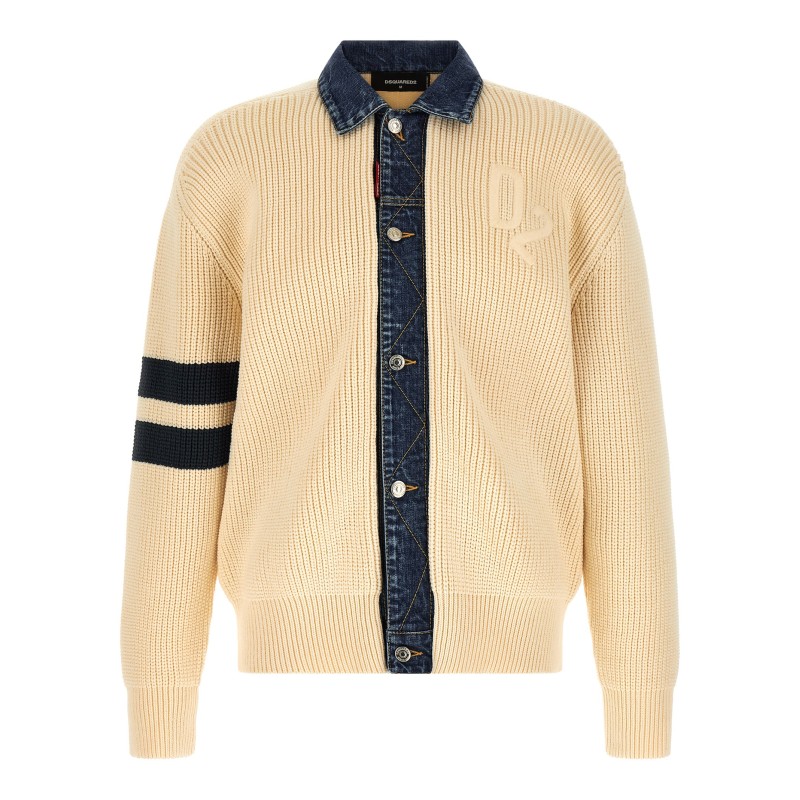 'Denim Mix D2' cardigan