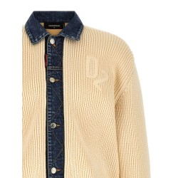 'Denim Mix D2' cardigan