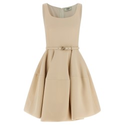 Wheel skirt dress