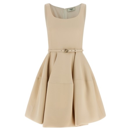 Wheel skirt dress