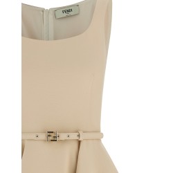 Wheel skirt dress