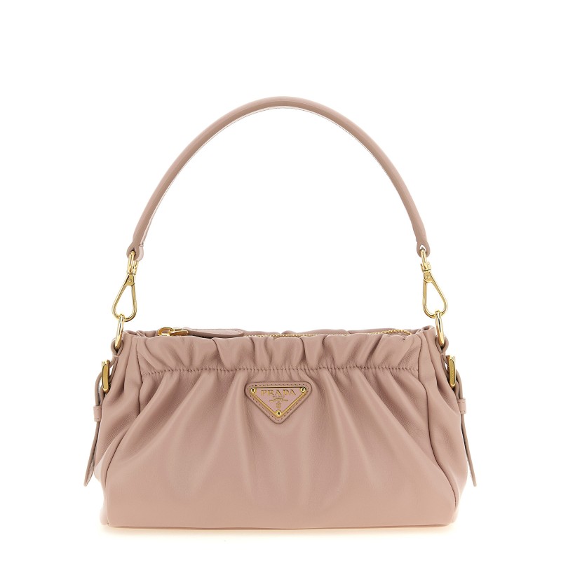 Leather shoulder bag