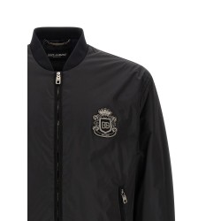 'DG' patch bomber jacket