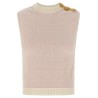 'Testa di leone' tweed vest