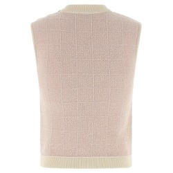 'Testa di leone' tweed vest