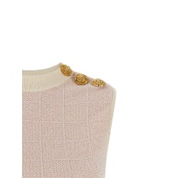 'Testa di leone' tweed vest