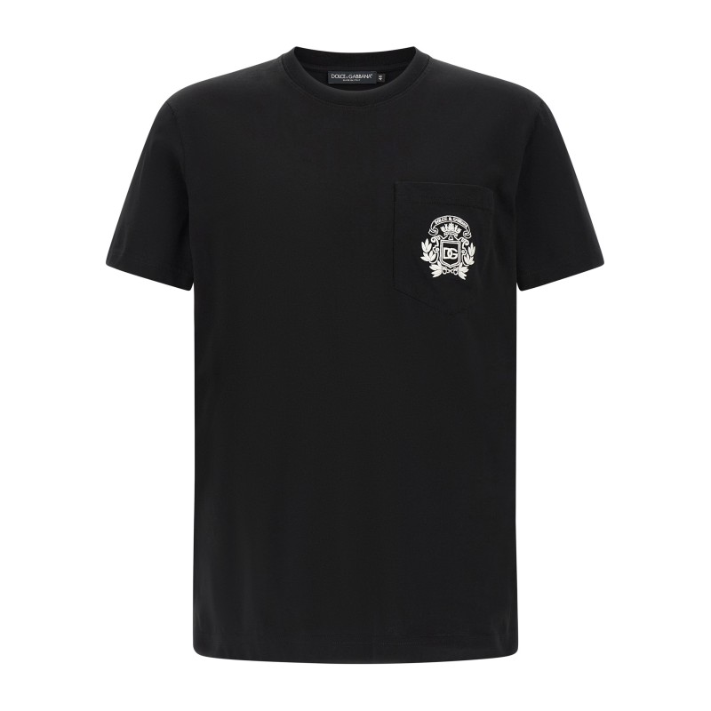 'DG' embroidered T-shirt