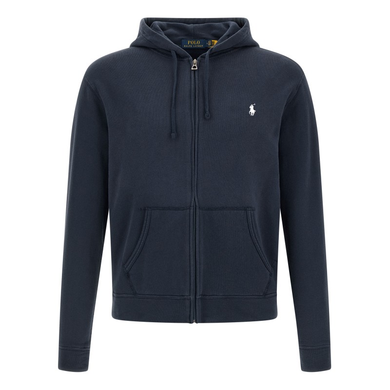 Loopback cotton hoodie