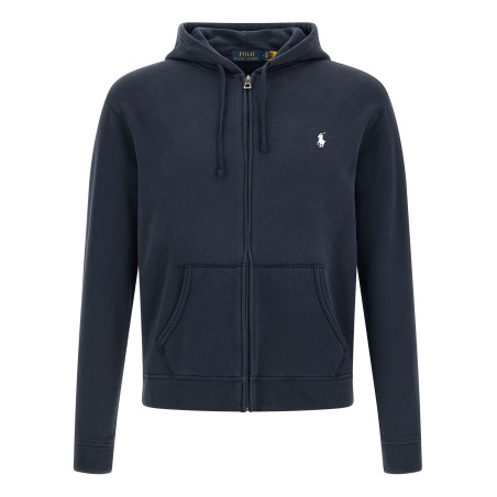Loopback cotton hoodie