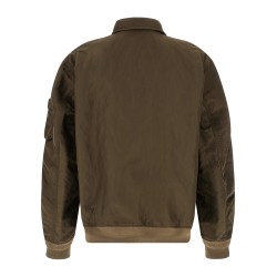 Crumpled nylon jacket