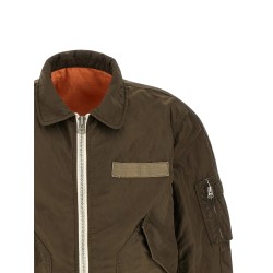 Crumpled nylon jacket