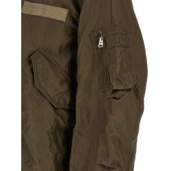 Crumpled nylon jacket