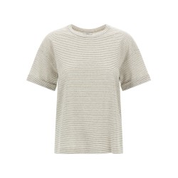 Lamé stripes t-shirt