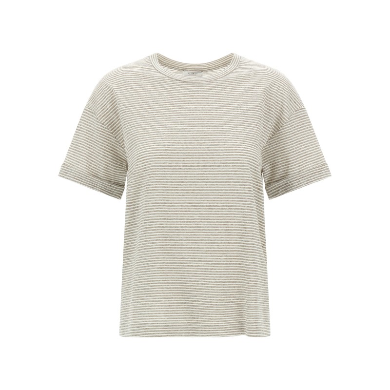 Lamé stripes t-shirt