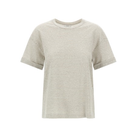 Lamé stripes t-shirt