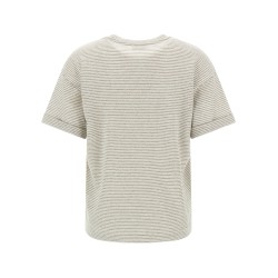 Lamé stripes t-shirt