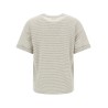 Lamé stripes t-shirt