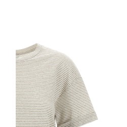 Lamé stripes t-shirt