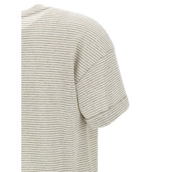 Lamé stripes t-shirt