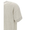 Lamé stripes t-shirt