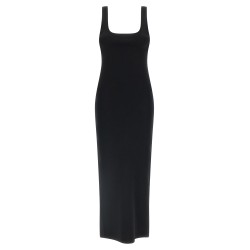 Squared neckline dress