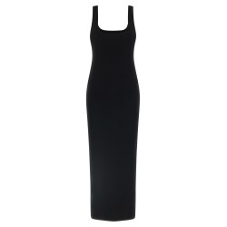 Squared neckline dress