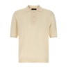 Cotton knit polo shirt