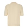 Cotton knit polo shirt