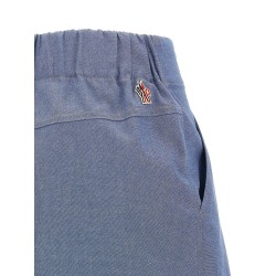Chambray cotton shorts
