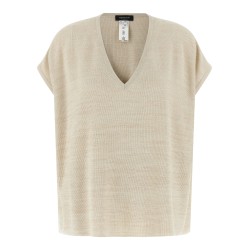 Lamé thread sweater