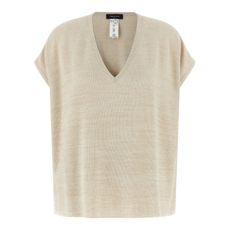 Lamé thread sweater