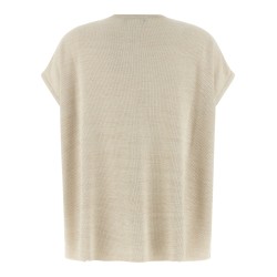 Lamé thread sweater