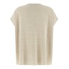 Lamé thread sweater