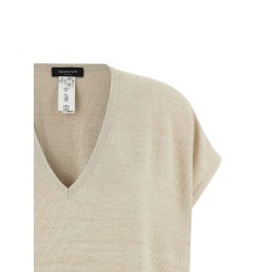 Lamé thread sweater
