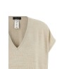 Lamé thread sweater