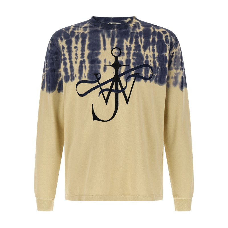 'Ribbon Anchor' tie-dye T-shirt