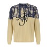 'Ribbon Anchor' tie-dye T-shirt