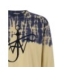 'Ribbon Anchor' tie-dye T-shirt