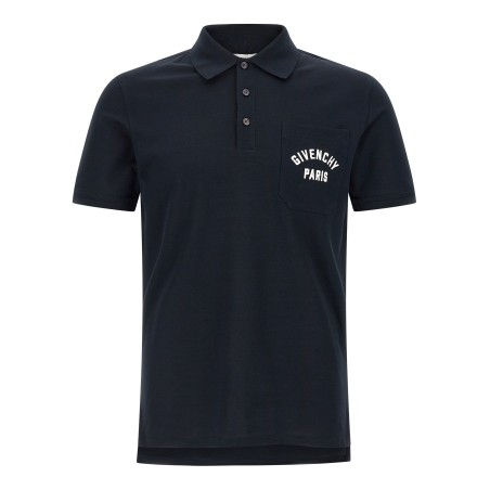Pocket embroidery polo shirt