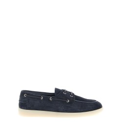 Suede boat shoe