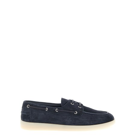 Suede boat shoe