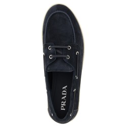 Suede boat shoe