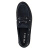 Suede boat shoe